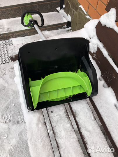 Снегоуборочная лопата greenworks gd40ss2 40v