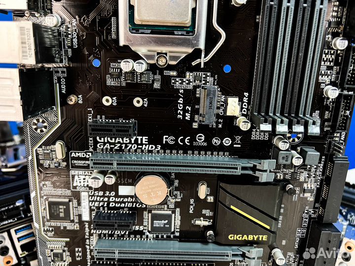 Комплект i7-6700K + Gigabyte GA-Z170-HD3