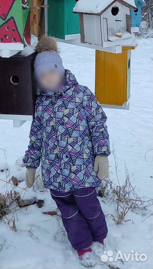 Зимний костюм на девочку 122