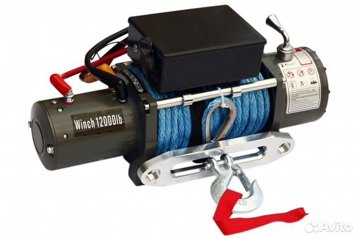 Лебедка электрическая Winch 12000lbsр (Кевлар)