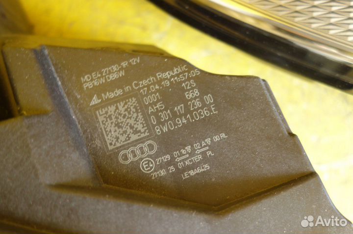 Фара левая правая Ауди А4 В9 audi A4 8W B9