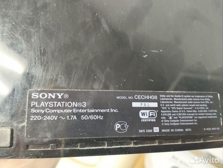 Sony PS3 Fat (на запчасти)
