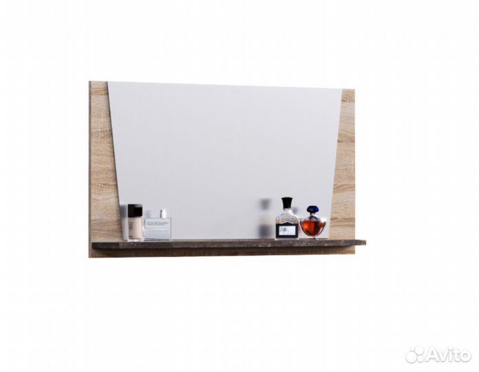 Санремо Зеркало Дуб сонома светлый Ателье тёмное