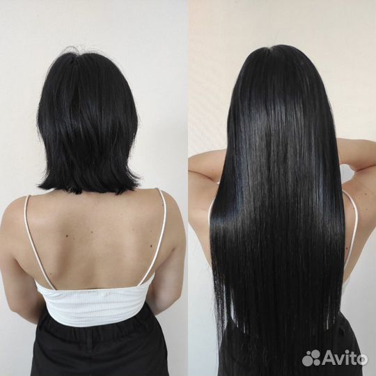 Наращивание волос модель