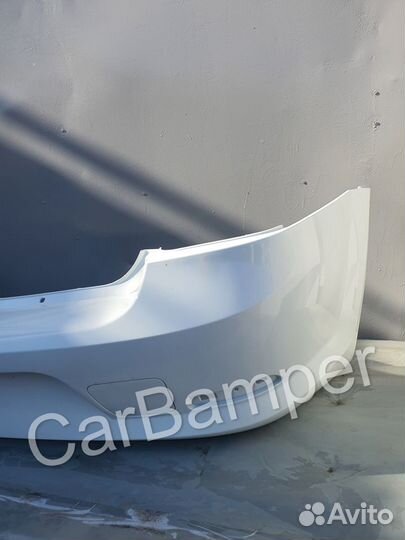 Бампер задний Логан Белый лед 369 2011-2013г
