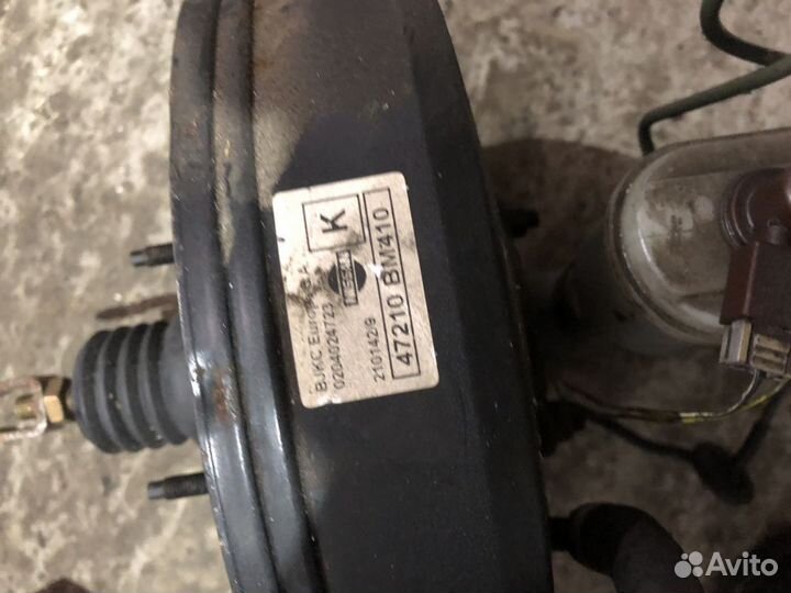 Усилитель тормозной цилиндр nissan almera N16