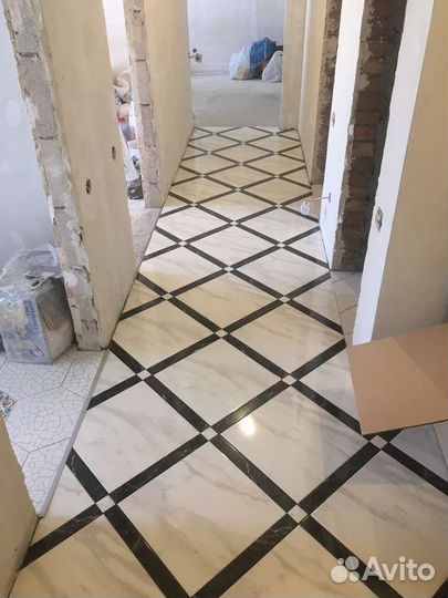 Отделочные работы,поклейка обоев,ремонт ванной