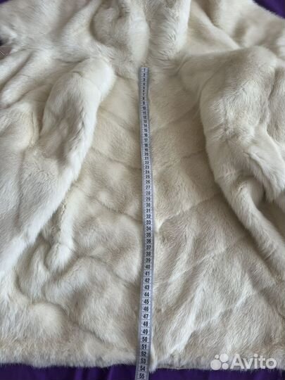 Шуба норковая с капюшоном 44 46