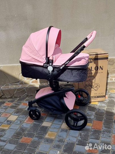 Коляска 3в1 Новая Аулон плюс Мах 360*(Pink)