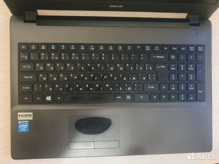 Ноутбук Dexp 4 ядра 4 гб ssd