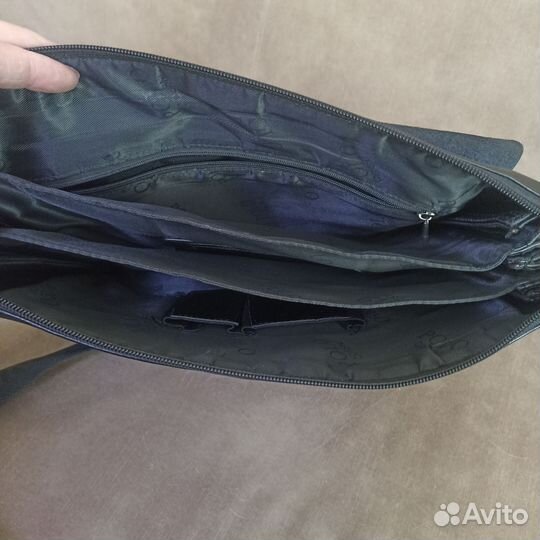 Мужская кожаная сумка для документов