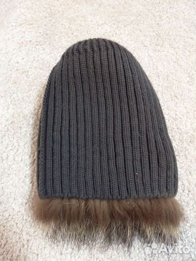 Шапка меховая шиншилла женская как новая
