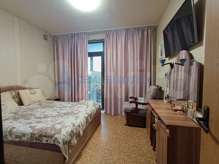 3-к. квартира, 70 м², 6/25 эт.