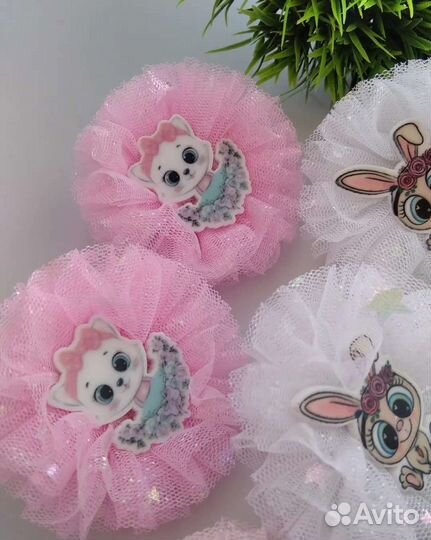 Резиночки для волос ручной работы