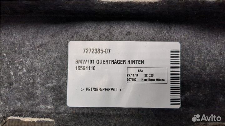 Обшивка пространства багажника BMW i3, 2015