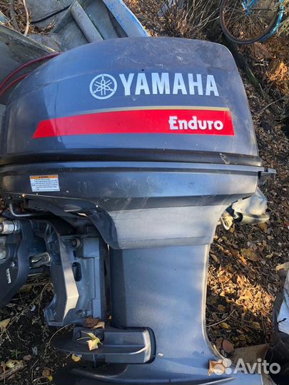 Yamaha 40 эндуро с лодкой