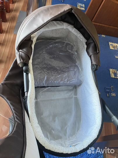 Коляска 2 в 1 эко кожа