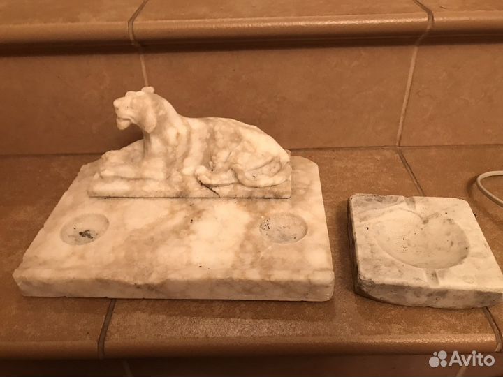 Письменный прибор со львом (тигром)