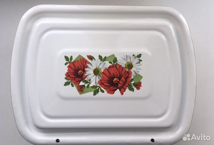 Контейнер пищевой эмалированный с крышкой