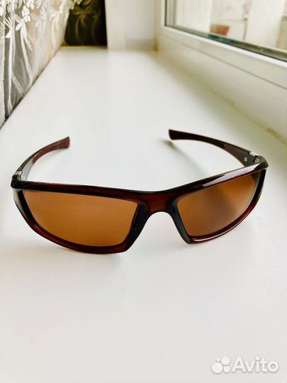 Очки коричневые поляризационные спортивные