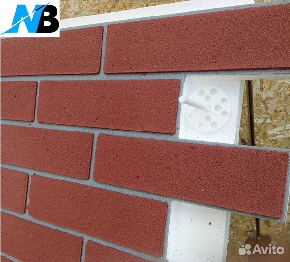 Фасадные термопанели под кирпич «норд-брик»