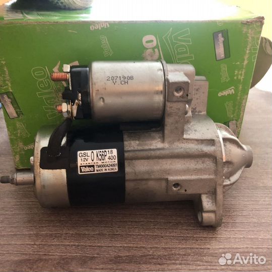 Стартер Новый Киа Карнивал / Соренто Valeo