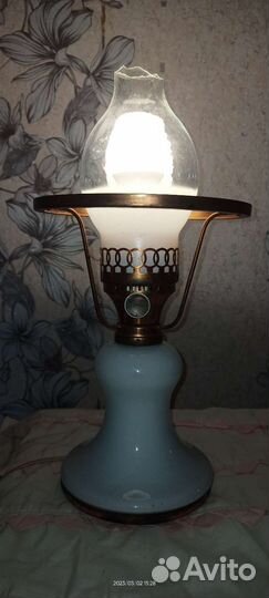 Лампа настольная СССР ретро
