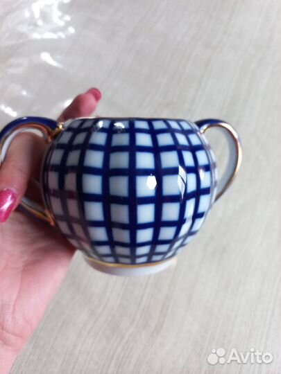 Сервиз Кобальтовая клетка лфз