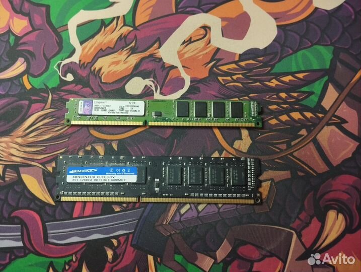 Оперативная память ddr3 8 gb 4 gb