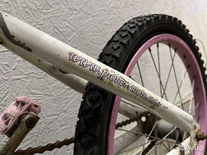 Детский велосипед pioneer б/у 20 колеса