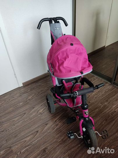 Велосипед коляска с ручкой Moby Kids