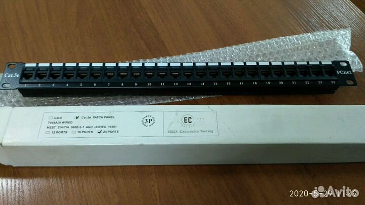 Патч панель 24 delta