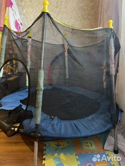 Батут с сеткой