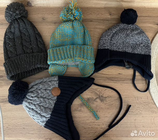 Шапки на мальчика от 0 до 4 лет