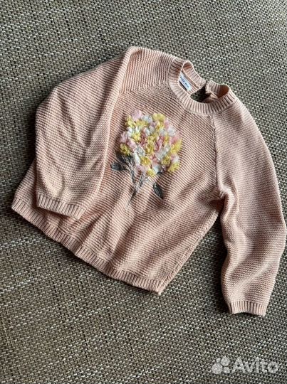 Кофточка на девочку пуловер