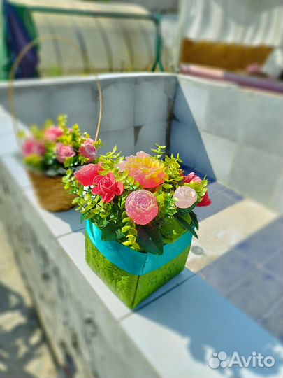 Букет цветов из мыла ручной работы