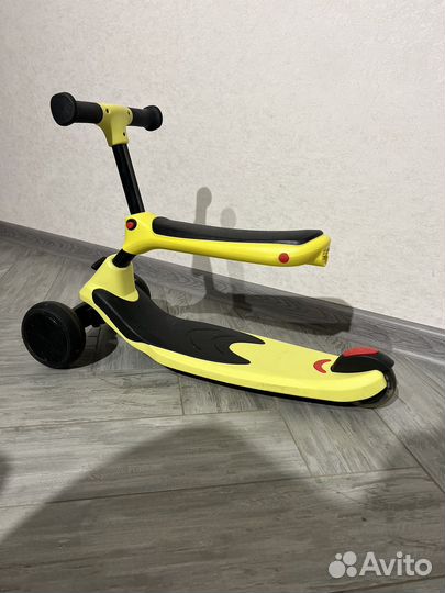 Беговел-самокат rant Rider со светящимися колёсами