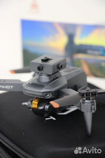 Квадрокоптер дрон с двумя камерами