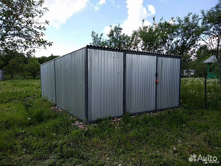 Гараж пенал ракушка Хозблок