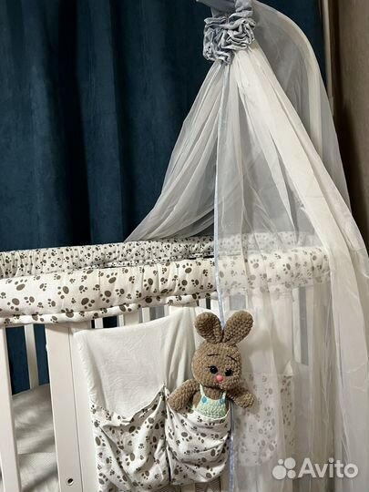 Детская кроватка трансформер ellipsebed