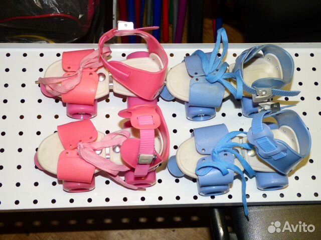 Роликовые коньки раздвижные, размер 16-21 см