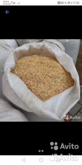 Рисовая шелуха для теплиц и для подстилки