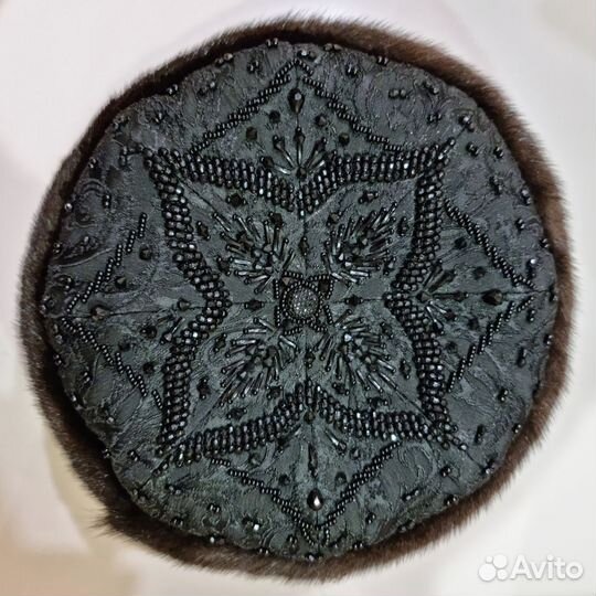 Шапка норковая боярка