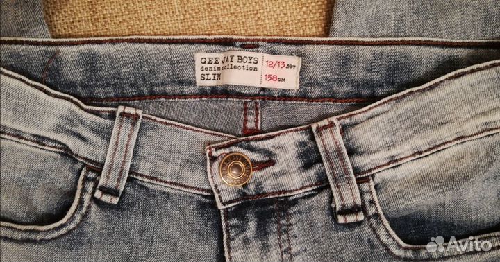 Джинсы для мальчика 158