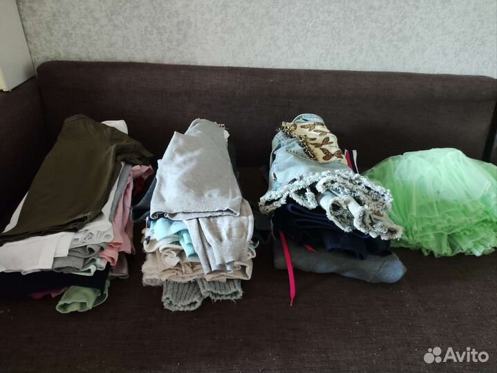 Вещи одежда на девочку пакетом