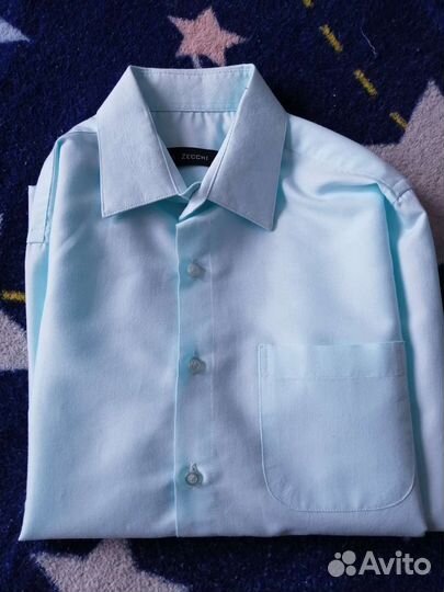 Рубашка школьная для мальчика размер от 140 до 158