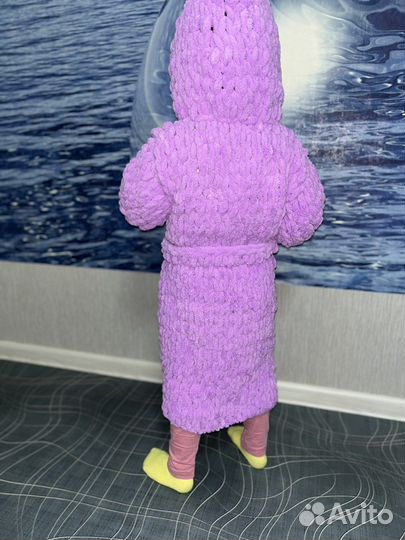 Детский халат из пряжи