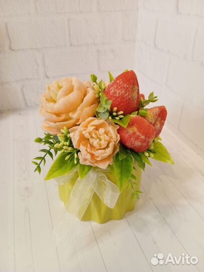 Букеты из мыла ручной работы на 8 марта