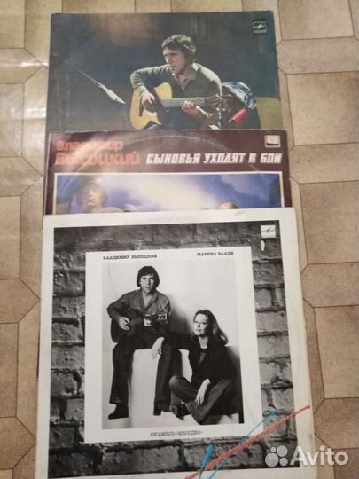 Пластинки Высоцкий