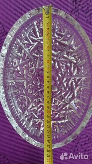 Блюдо салатник хрусталь